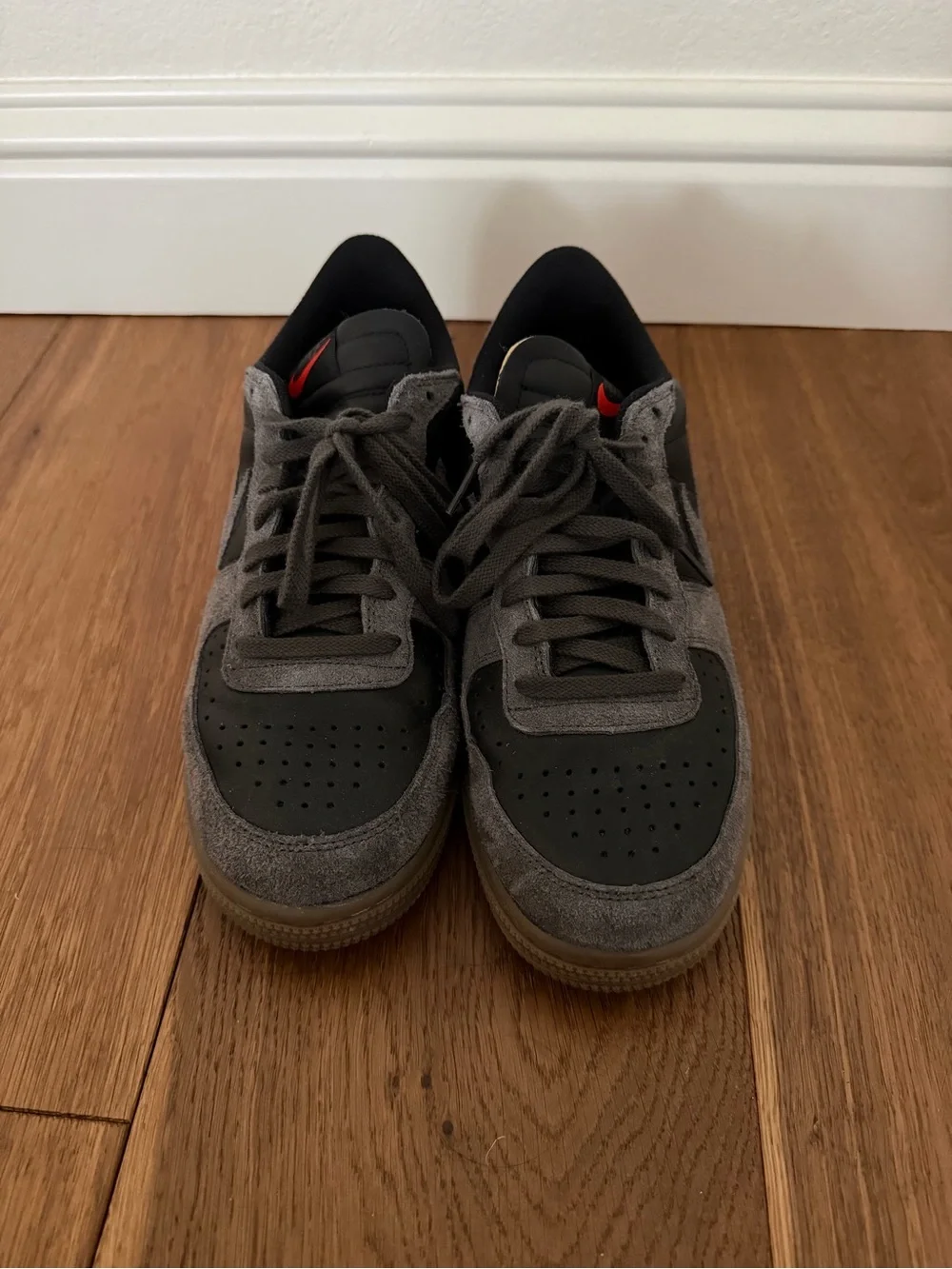Nike Terminator Low Black Medium Ash Gum Suede Sneakers - In like new condition.
